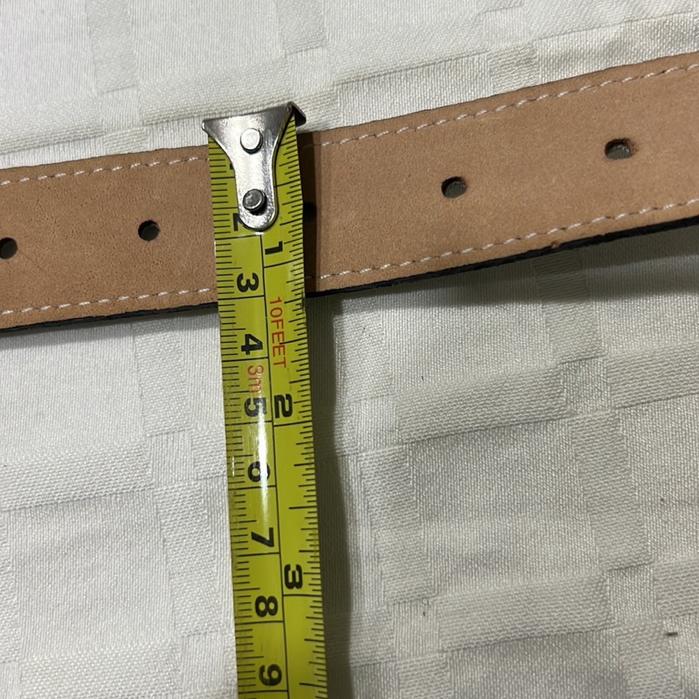 LEATHEROCK Ladies Leather Belt BLING Crystal - Picture 10 of 10